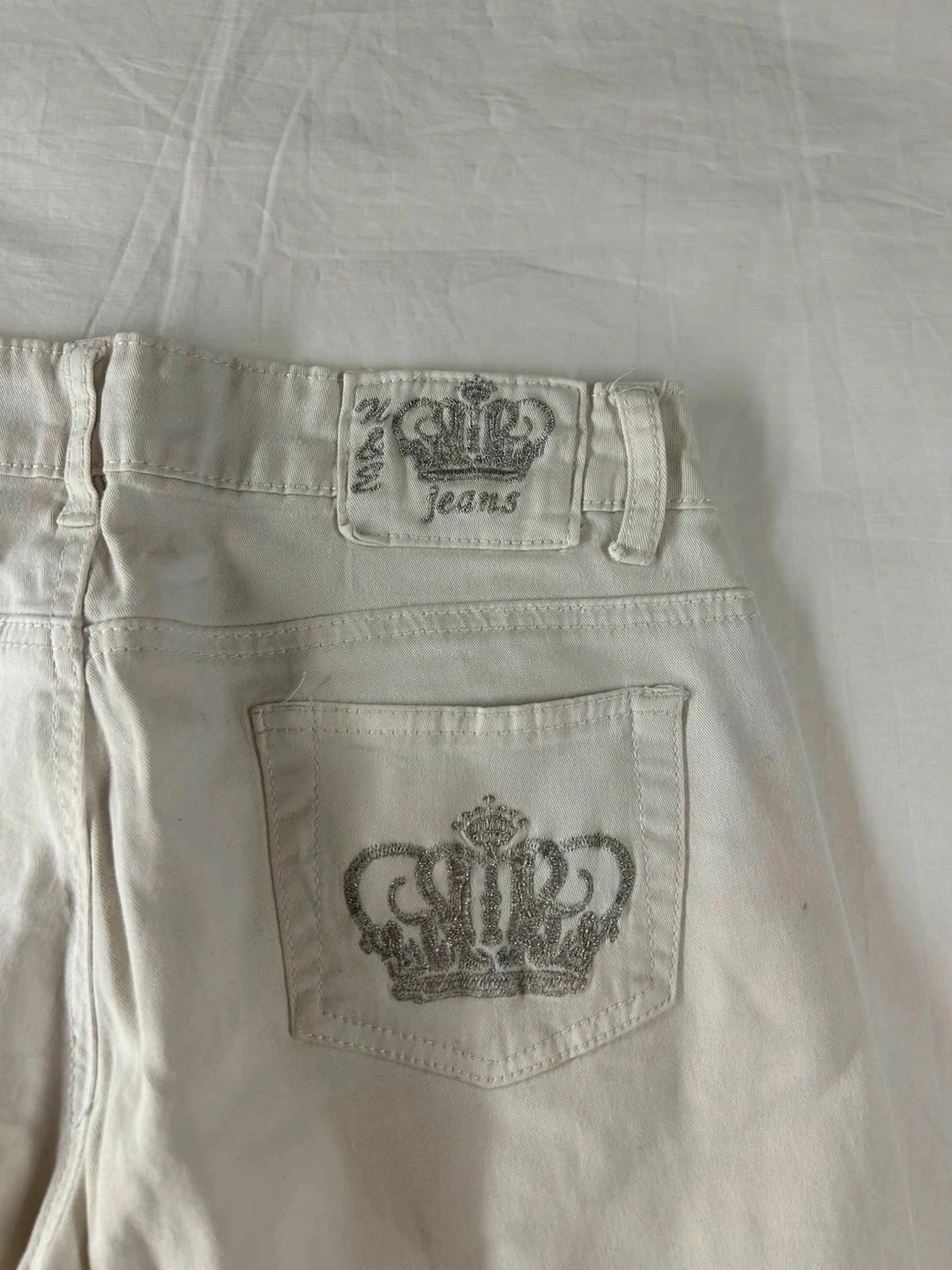 Calça jeans slim branca naturale – photo 15